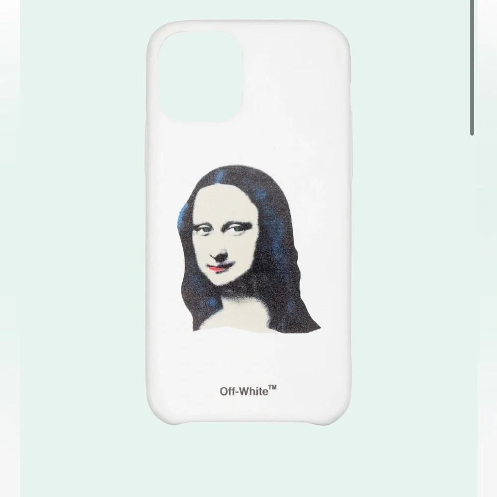 Off-White iPhone 11 PRO phone case in white with Monalisa & Off-White™ logo